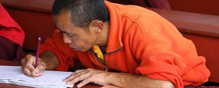 Bhutan Mönch Student