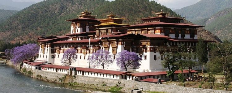 Bhutan Punakha Dzong Klosterburg