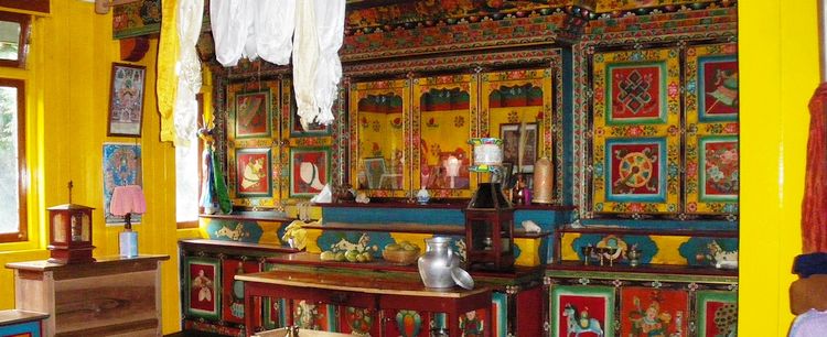 Bhutia Gebetszimmer Sikkim